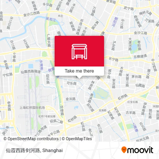 仙霞西路剑河路 map