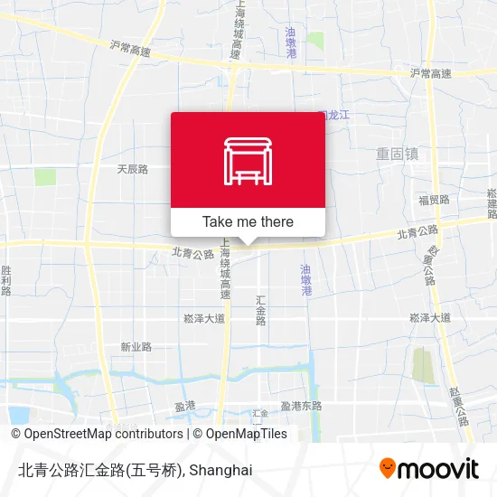 北青公路汇金路(五号桥) map