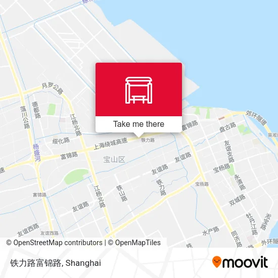 铁力路富锦路 map