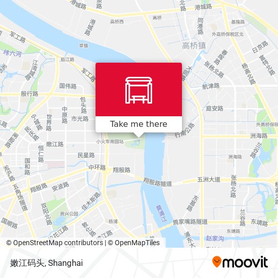 嫩江码头 map
