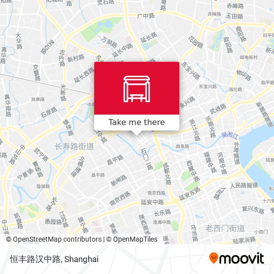 恒丰路汉中路 map