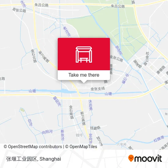 张堰工业园区 map