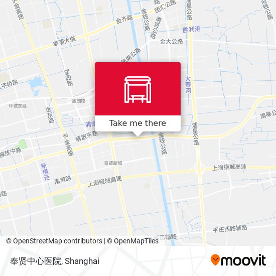 奉贤中心医院 map