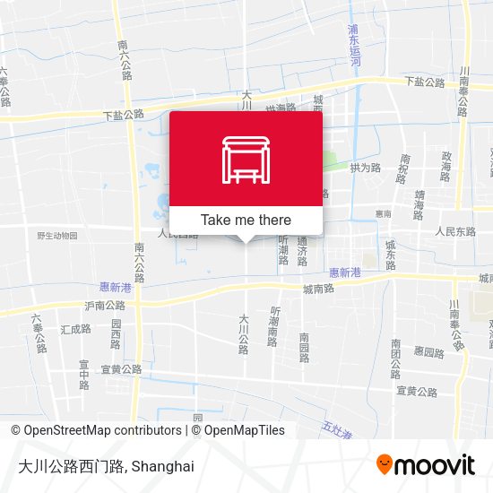大川公路西门路 map