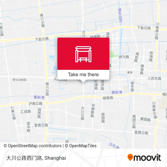 大川公路西门路 map