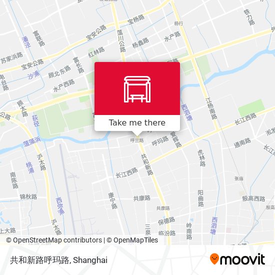 共和新路呼玛路 map