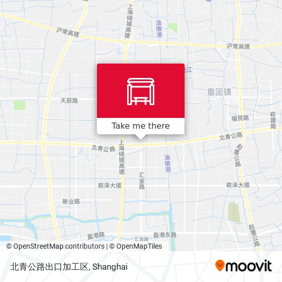 北青公路出口加工区 map