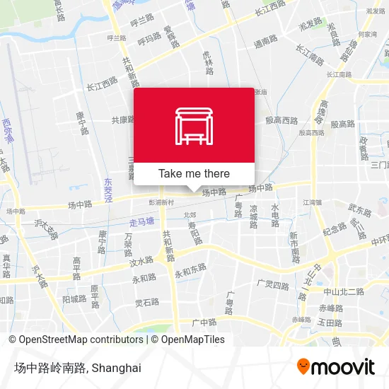 场中路岭南路 map