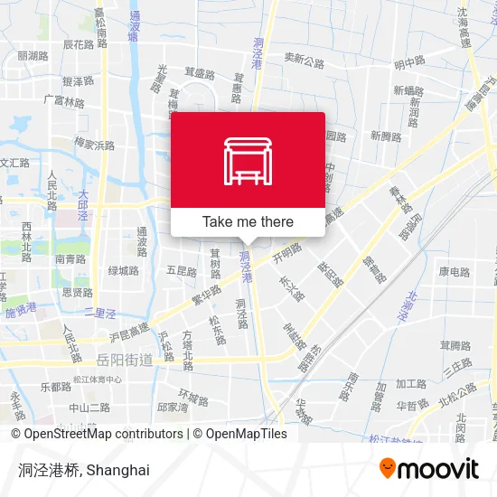 洞泾港桥 map