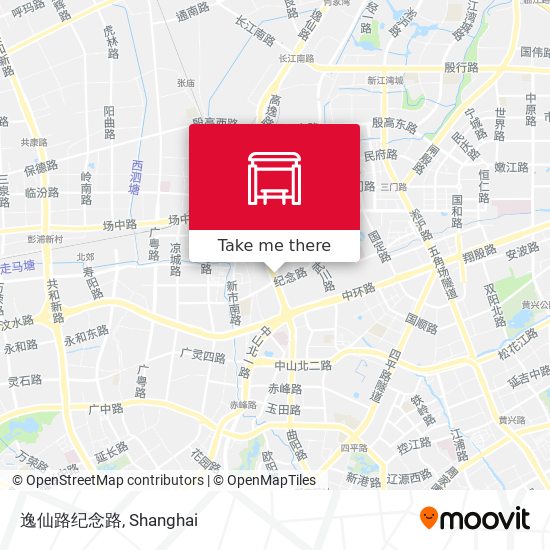 逸仙路纪念路 map
