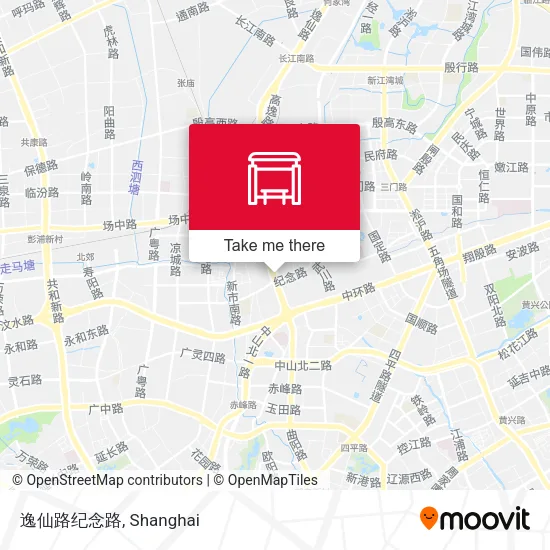 逸仙路纪念路 map