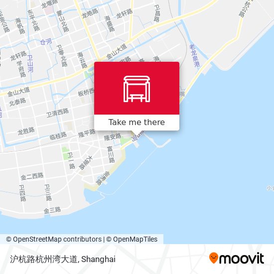 沪杭路杭州湾大道 map