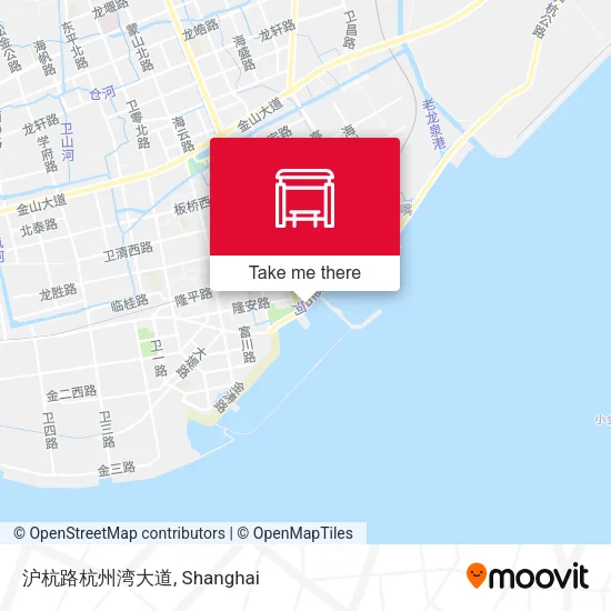 沪杭路杭州湾大道 map