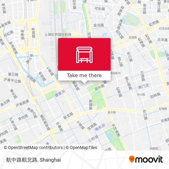 航中路航北路 map