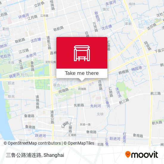 三鲁公路浦连路 map