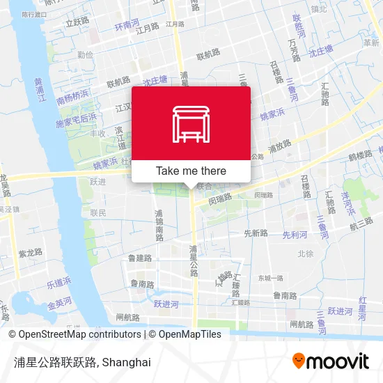 浦星公路联跃路 map