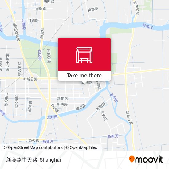 新宾路中天路 map