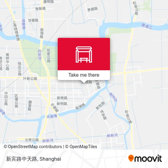 新宾路中天路 map