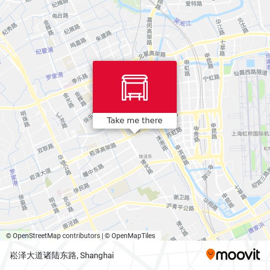 崧泽大道诸陆东路 map