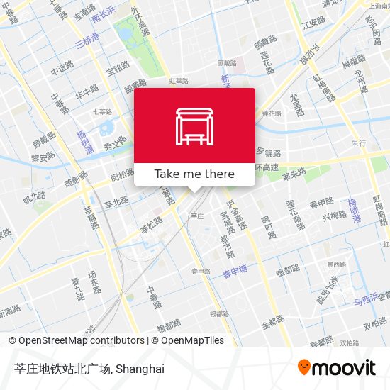 莘庄地铁站北广场 map