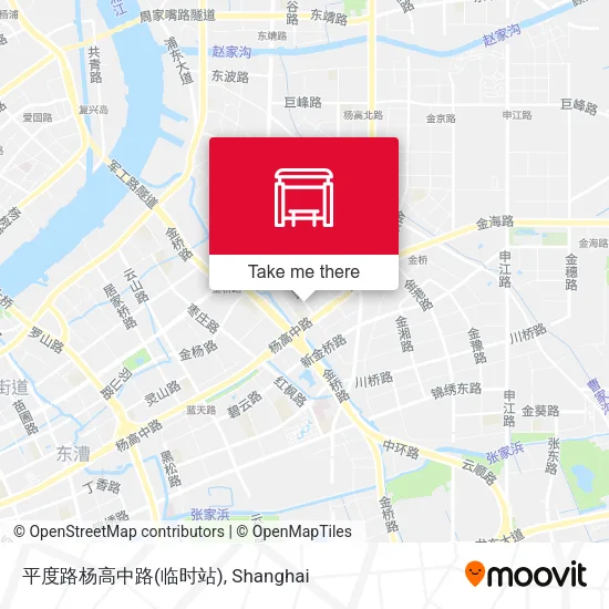 平度路杨高中路(临时站) map