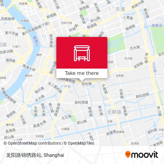 龙阳路锦绣路站 map