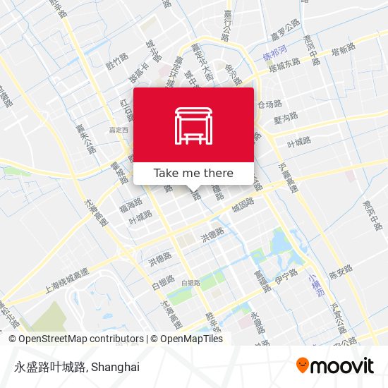 永盛路叶城路 map