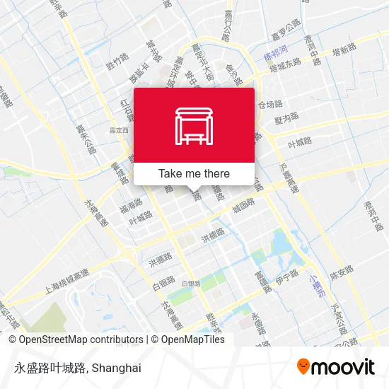 永盛路叶城路 map