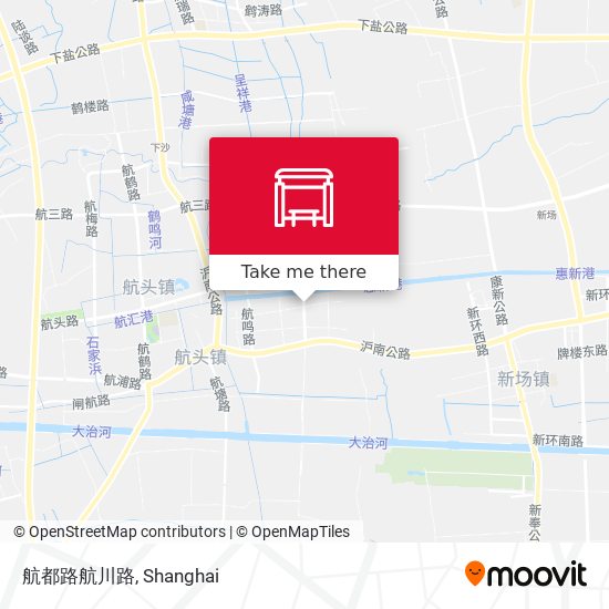 航都路航川路 map