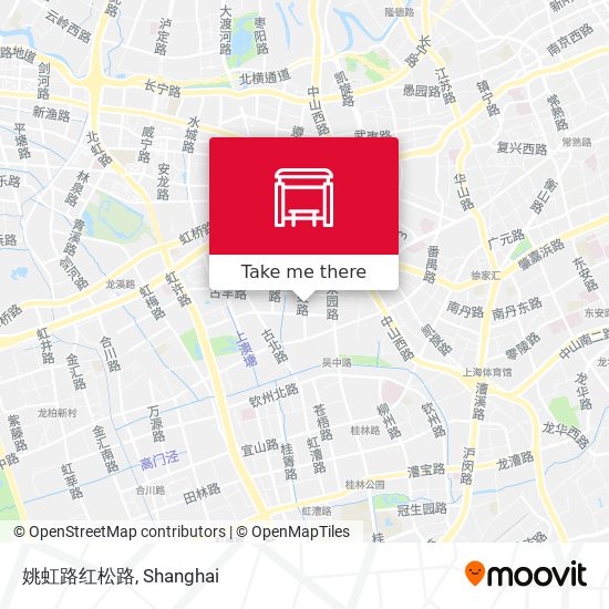姚虹路红松路 map