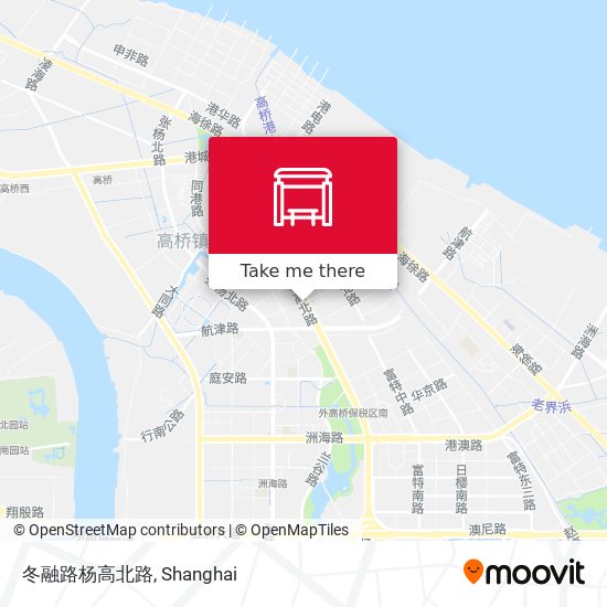冬融路杨高北路 map