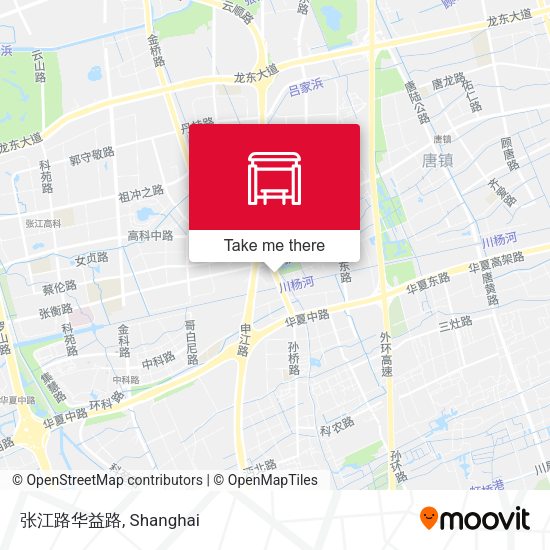 张江路华益路 map