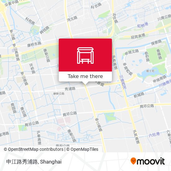 申江路秀浦路 map