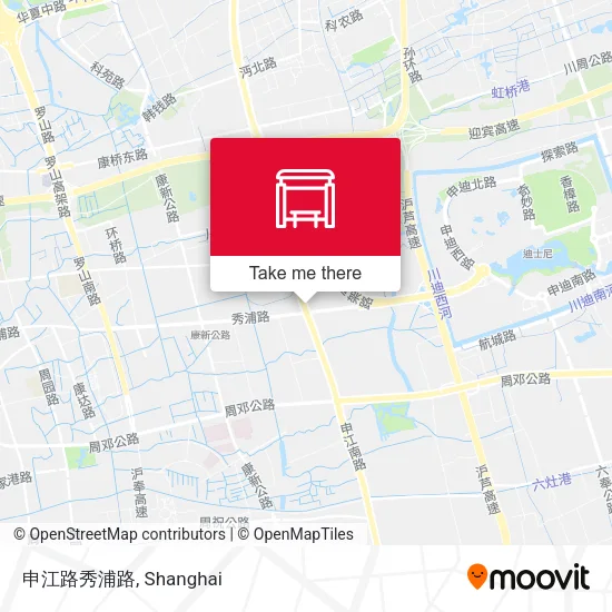 申江路秀浦路 map