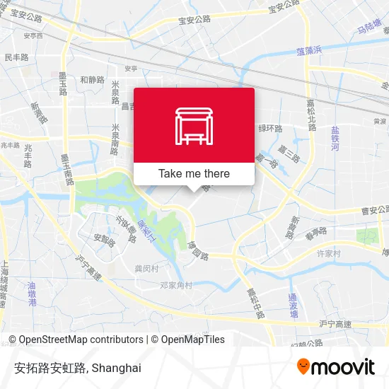 安拓路安虹路 map