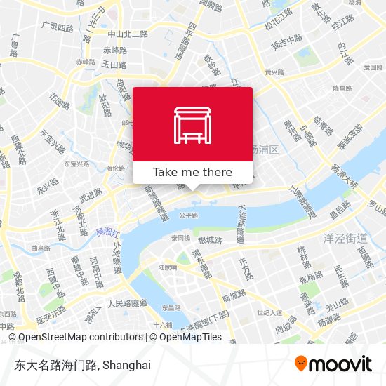 东大名路海门路 map