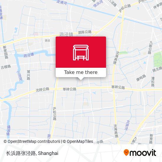 长浜路张泾路 map