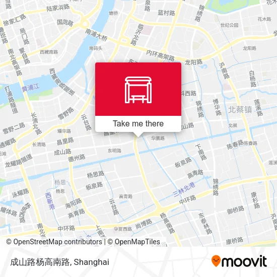 成山路杨高南路 map