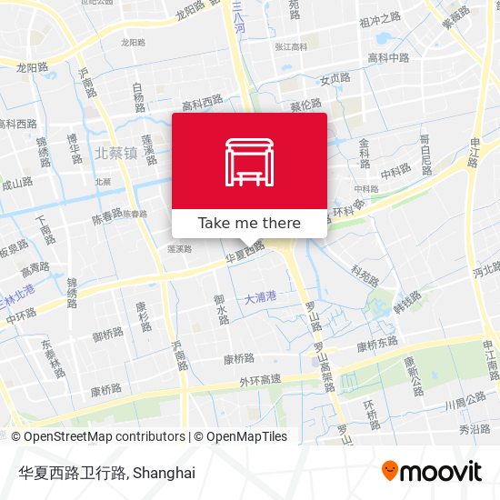 华夏西路卫行路 map