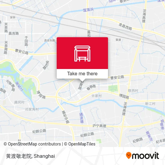 黄渡敬老院 map