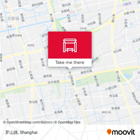 罗山路 map