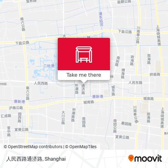 人民西路通济路 map