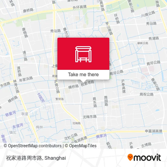 祝家港路周市路 map