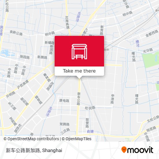 新车公路新加路 map