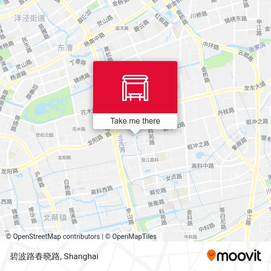 碧波路春晓路 map