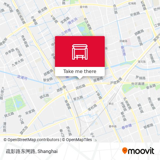 疏影路东闸路 map