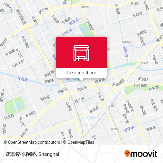 疏影路东闸路 map