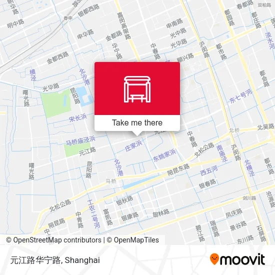 元江路华宁路 map