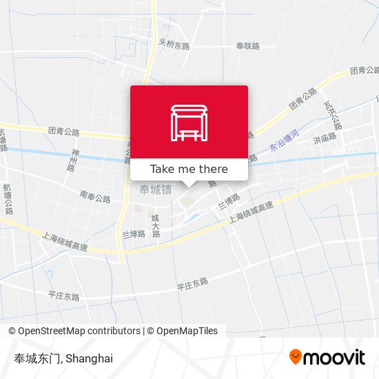 奉城东门 map