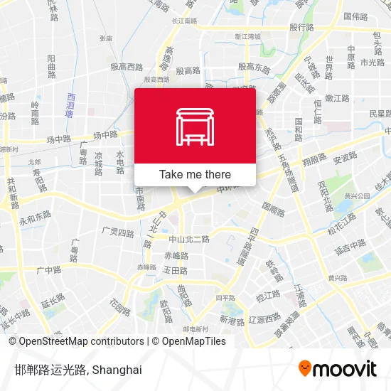 邯郸路运光路 map